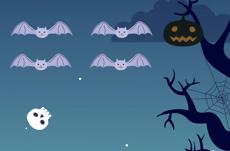 Halloween bat and ball thumbnail